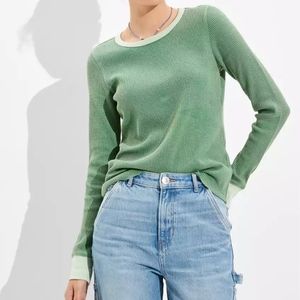 AE Waffle Layering Tee